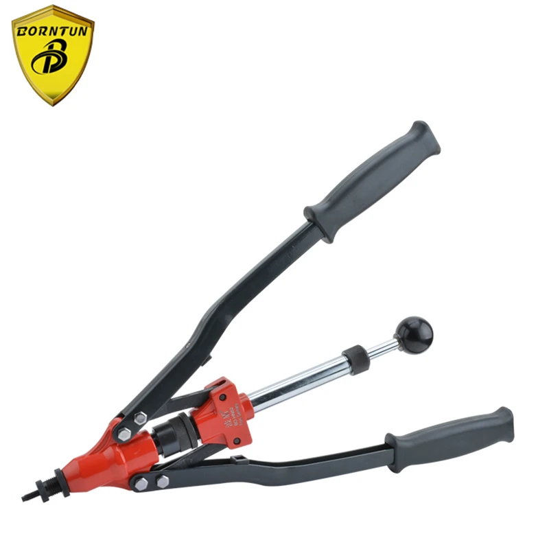 

Borntun Manual Nut Riveter Pulling Nuts M4 M5 M6 M8 M10 Handheld Industrial Rivets Puller Pliers Gun Rivet Pistol Riveting Tools