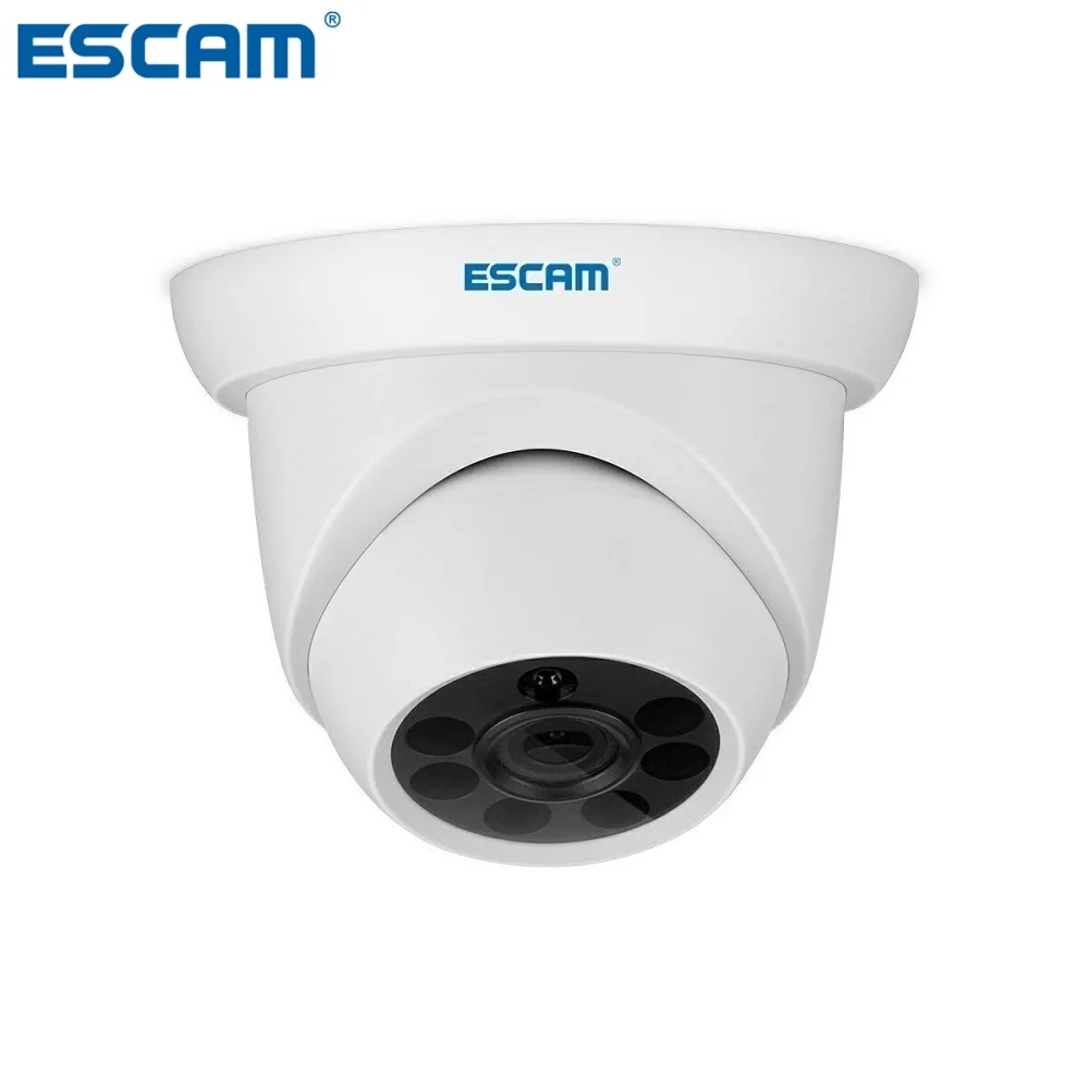 ESCAM QH001 ONVIF H.265 1080 P P2P ИК купольная ip-камера Камера с Smart анализ Функция дома камеры видеонаблюдения