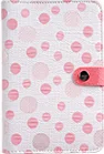 Macaron новые милые офисные школьные спиральные блокноты канцелярские товары, конфеты Личная папка еженедельник ежемесячный Органайзер A5A6 - Цвет: pink dots red button