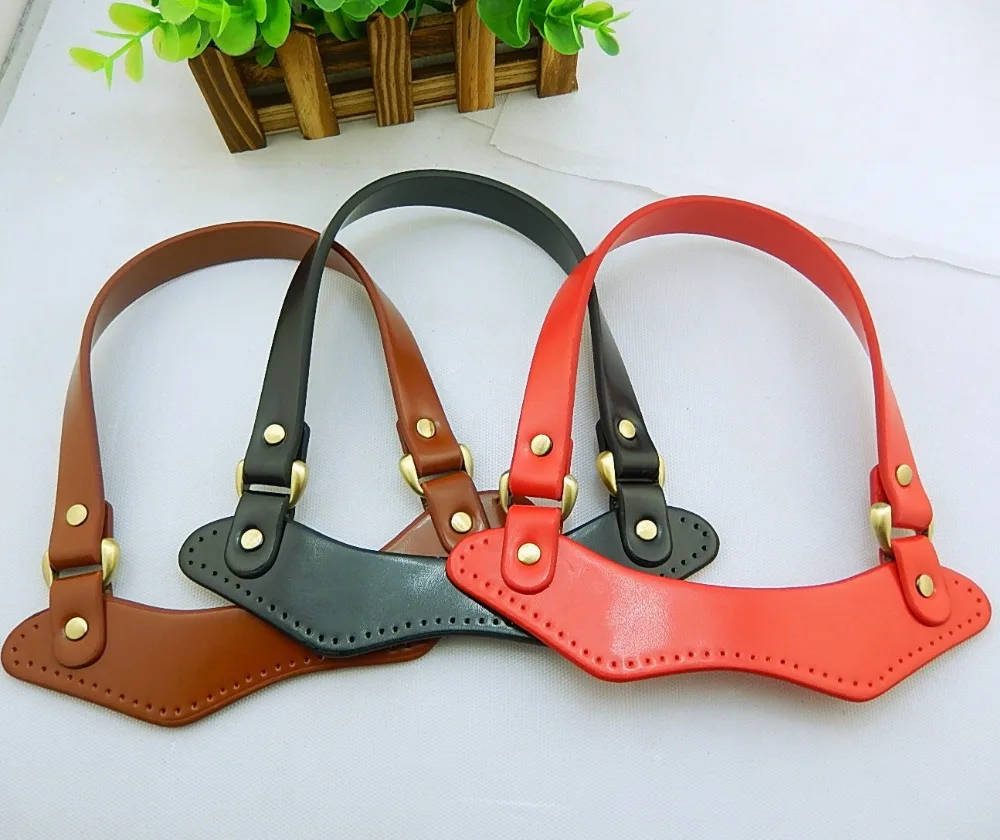 Wholesale 10pcs=5pairs DIY bag handle.Bag parts and accessories Synthetic leather handbag ...