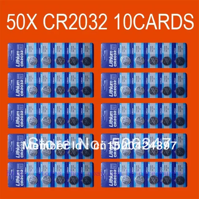 Литиевые батареи 50x CR2032 BR2032 2032 3V | Электроника