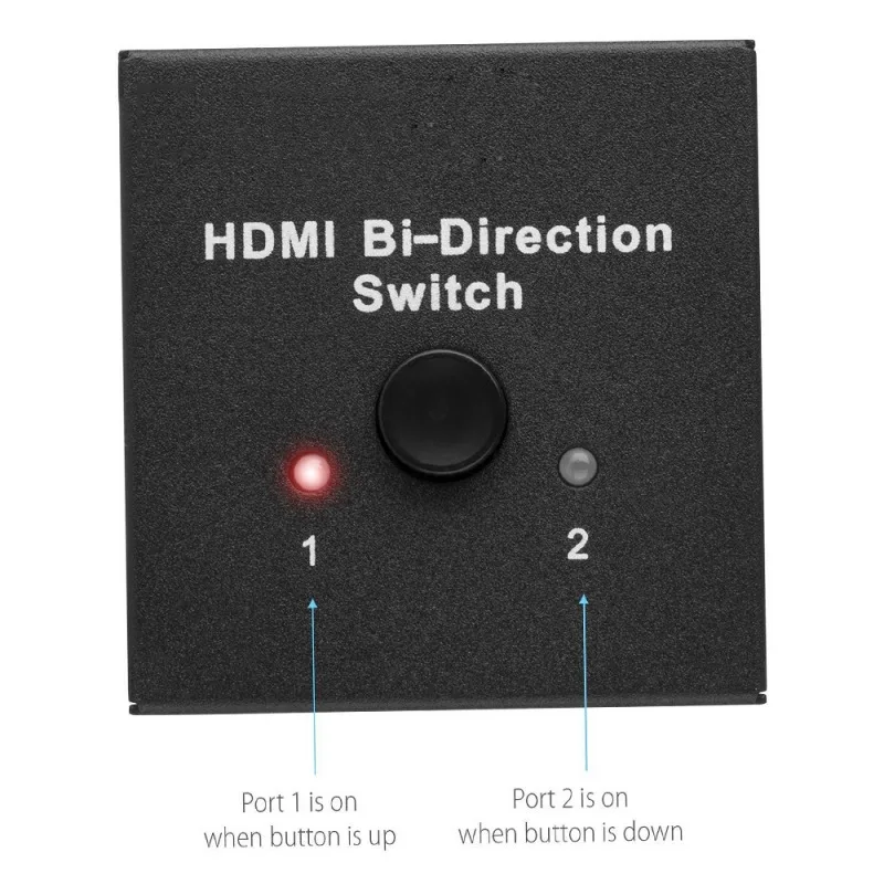 2x1 1x2 In Out UHD 4K Bi Direction HDMI 2,0 переключатель сплиттер концентратор адаптер Поддержка HDCP LPCM DTS Digital Dolby TrueHD