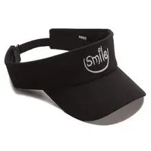 Для женщин мужчин корейский стиль летний Пустой Топ Регулируемый Бейсбол кепки улыбка буквы вышивка одноцветная Спорт на открытом воздухе защита от