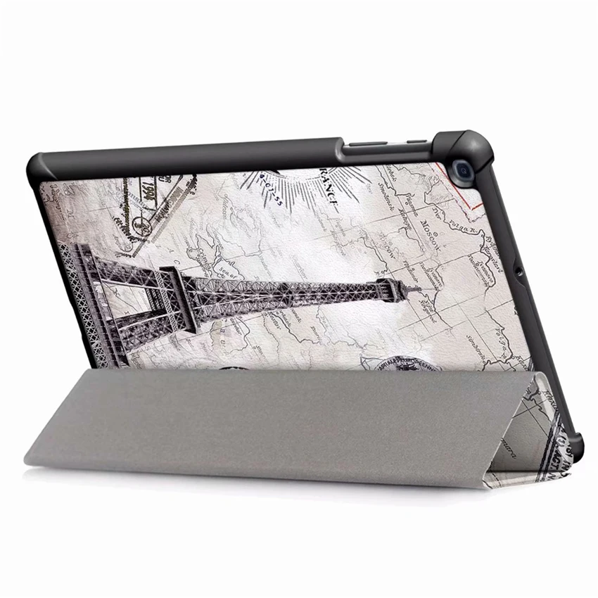 Tab A T510 T515 PU кожаный чехол тонкий стенд для Samsung Galaxy Tab A T510 T515 10,"() ударопрочный планшет Folio Funda чехол