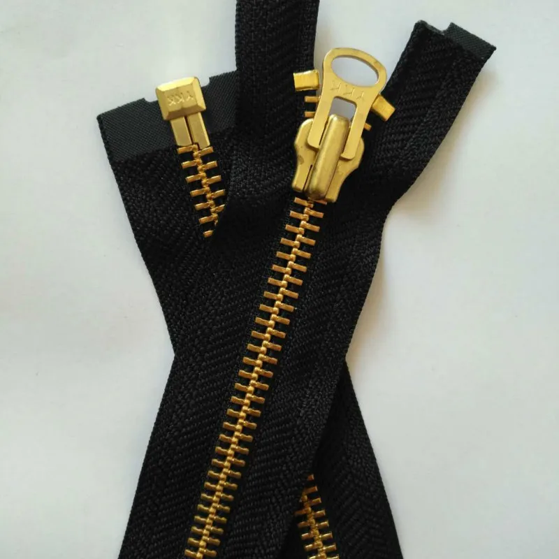 

2 PCS/LOT MOST FREE SHIPPING OVERSIZE METAL YKK ZIPPER OPEN END HEAVY DUTY FASTENER FOR JACKET OVERCOAT SEWING ACCESSORIES