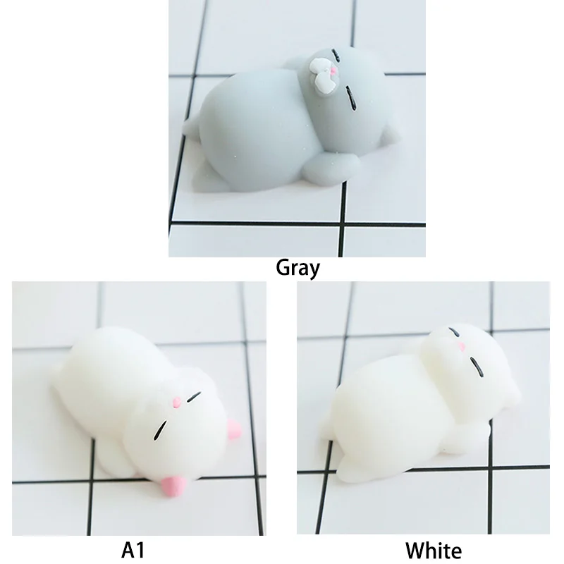 

HOT Mini Mochi Lazy Cat Phone Straps Accessories Kids Cute Animals Squishy Toys Anti-stress Soft Squeeze Gags Fun Joke P15