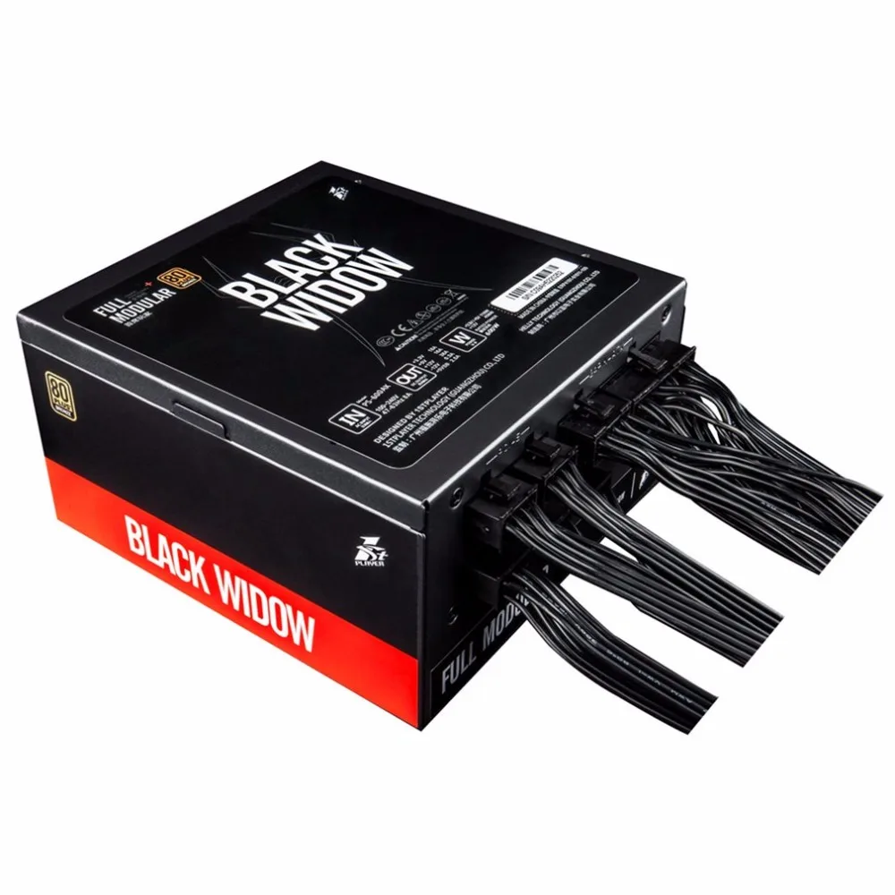 

1STPLAYER PS-600AX Full Modular Black Power Supply 80PLUS Bronze APFC Full Range Input With 140mm Hydraulic Bearing Fan