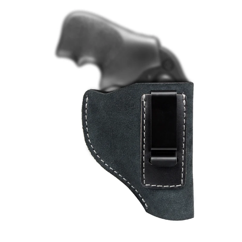

Concealed Carry Cowhide Leather IWB Holster Waistband Gun Holsters for Right Hand Fits Most Revolvers Ruger LCR Smith