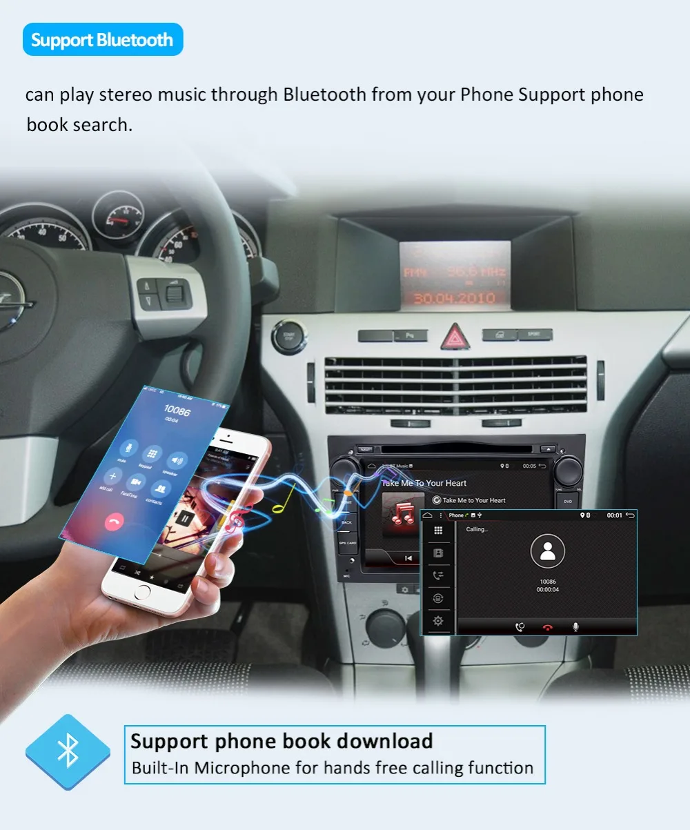 Excellent Bosion Android 9.0 2din car radio gps navi car dvd player for Opel astra/vectra/zafira car stereo head unit with bluetooth wifi 6