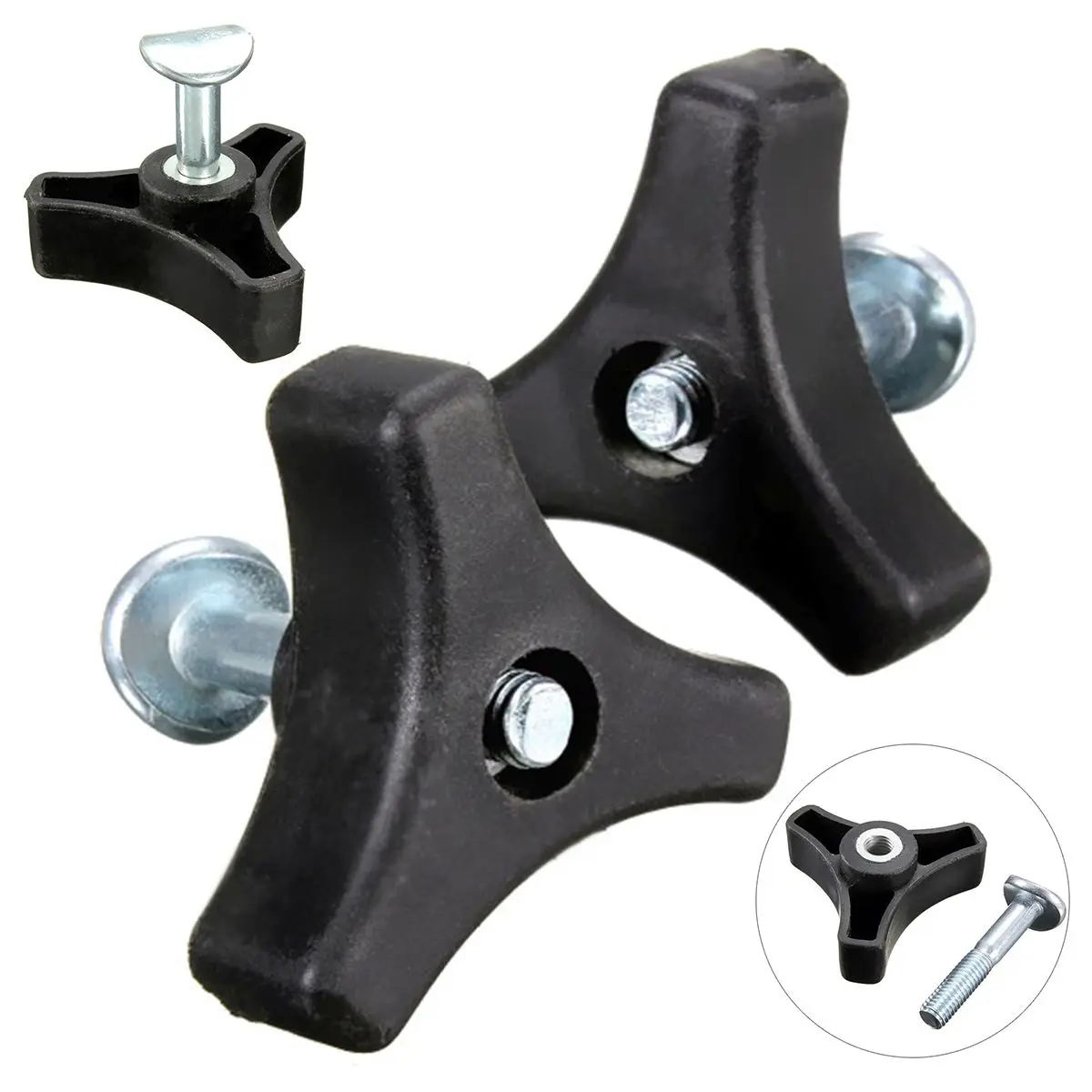 Mayitr Lawn movers Handle Nut Screw Bolt For Lawn Mower Machine Plastic Garden Tools