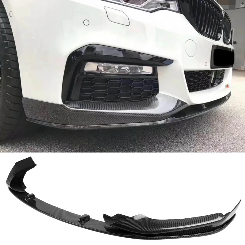 

P-er Style Carbon fiebr Front Lip Spoiler Splitter Fit For BMW G30 5-Series