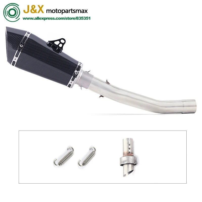SLIP-ON FOR KAWASAKI NINJA ZX-6R ZX6R ZX636 Exhaust MOTORCYCLE EXHAUST ESCAPE MODIFID ADAPTER LINK MIDDLE PIPE | Автомобили и