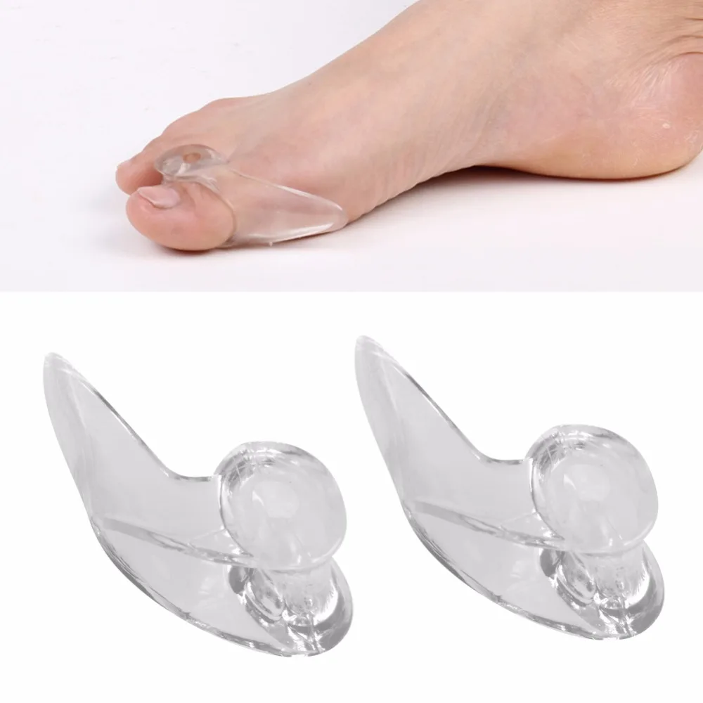 

1 Pair Foot toe Gel Silicone Separator Thumb Valgus Protector Bunion Adjuster