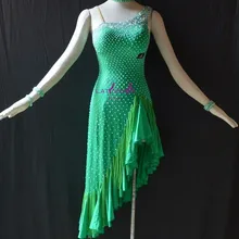 KAKA-L1512, Женская Одежда для танцев, платье для латинских танцев с бахромой для девочек, платье для сальсы, Танго, самбы, румбы, чача, женское платье