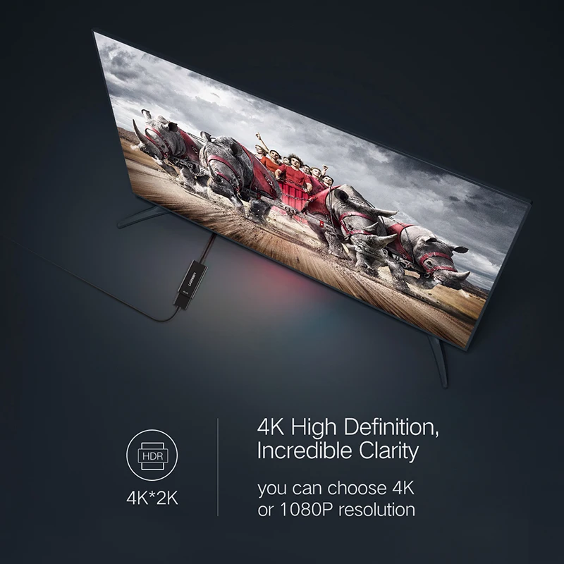 Ugreen 1080 4K * 2K порт дисплея DP папа к HDMI Женский Кабель адаптер Дисплей конвертер для
