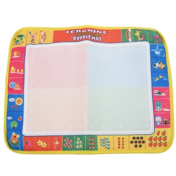 

Water Drawing Pad Doodle Travel Mat Reusable Portable Coloring Art Setting Educational Toy For Kids Gifts, 1x Magic Pens