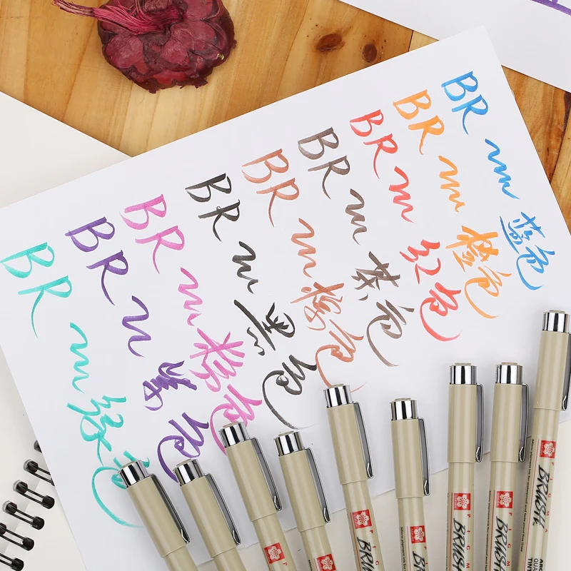 Японская ручка для рисования Sakura Fineliner Micron цветная игла манга Дизайн Эскиз лайнер