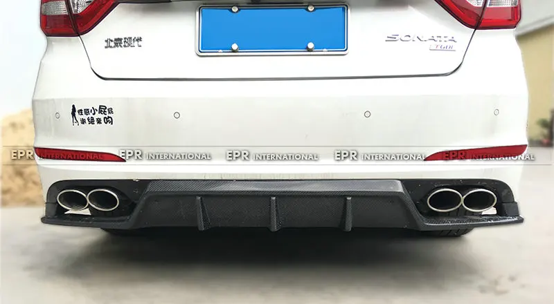 Hyundai 9th Gen Sonata LF ZT Style Rear Diffuser (China Version) CF(11)_1