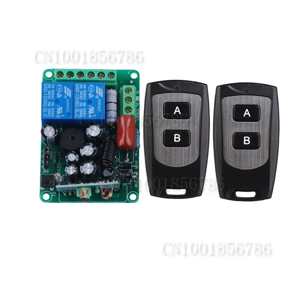 

220V 2CH RF Wireless Remote Control Switch learning code Working Way Can adjustable 315mhz/433.92Mhz