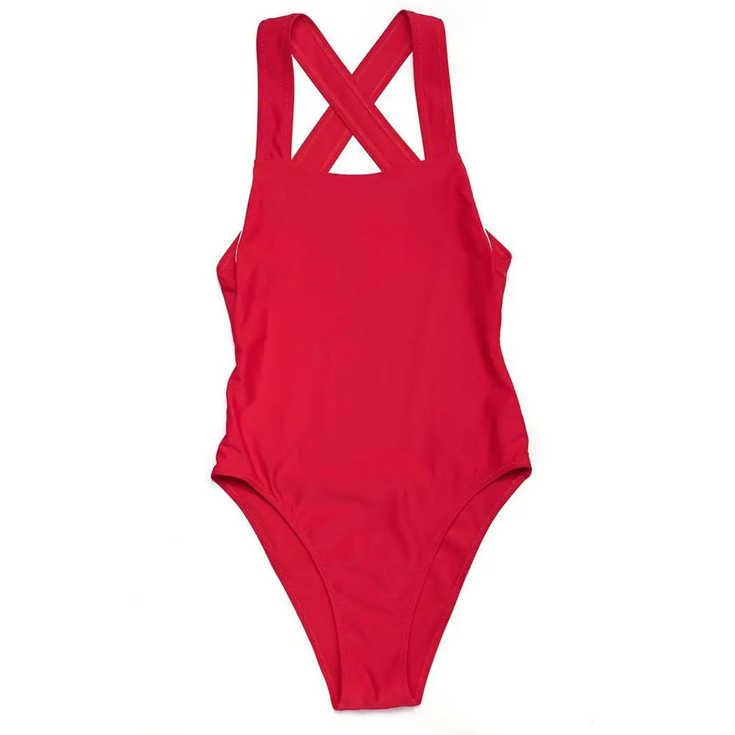 Women One piece Sexy Bikini Swimwear Sleeveless O Neck Backless Slim