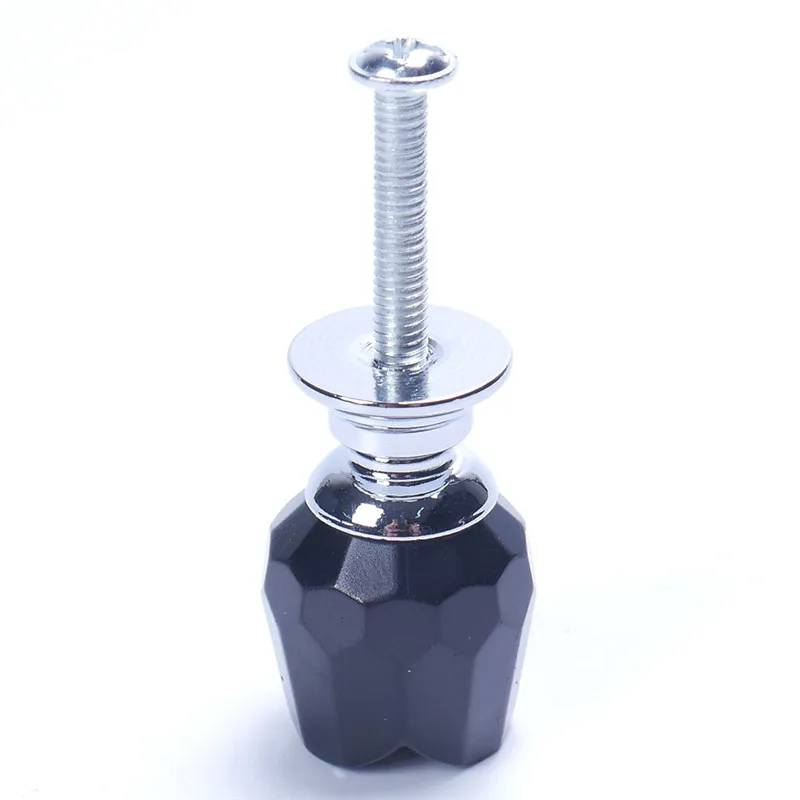 8 мм шт. 30 мм кристалл алмаза стекло двери фурнитура для шкафа, для ящика ручка винт