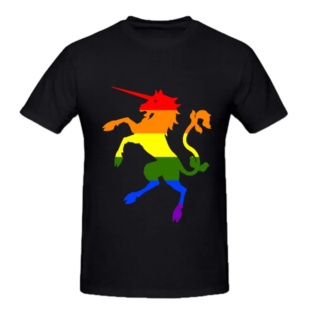 RTTMALL Printed Game Funny Oversize 2017 summer Fashion harajuku brand korean Tee Cotton Rainbow Unicorn Vintage Mens T-Shirts | Мужская