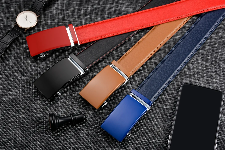 Plyesxale Black Brown Blue Red Belt Men Designer Mens Belts Luxury Formal Genuine Leather Belts For Men Cinturon Hombre B36 comfort click belt