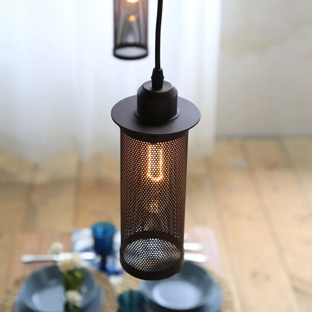 Metal Mesh Pendant Lamp Home Chandelier Hanging Light Ceiling Light
