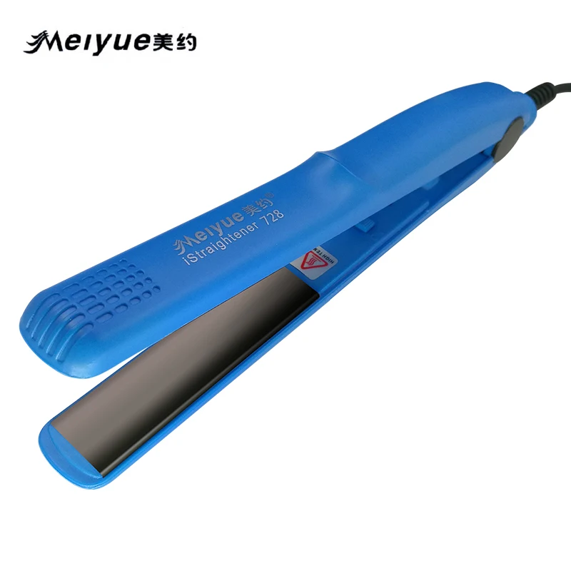MEIYUE New Blue Electronic hair straighteners Flat Iron Straightening