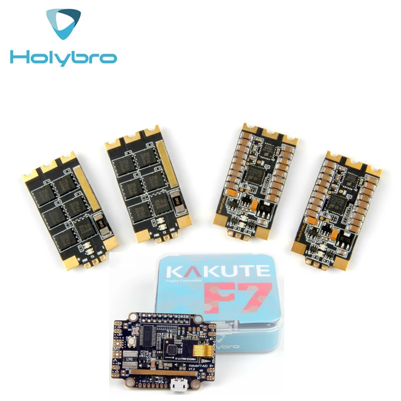 

Holybro Tekko32 35A BLHeli_32 ESC Dshot1200 2-6S Build In Current Sensor +Kakute F7 AIO Flight Controller for FPV Racing Drone