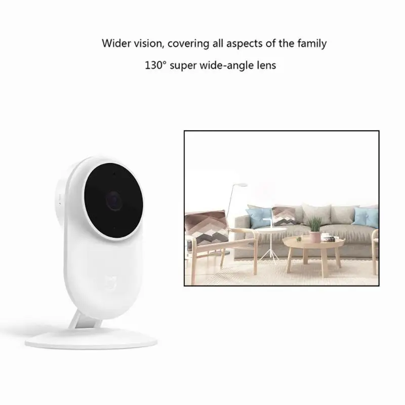 

Xiami Smart 130 Degree Wide Angle Camera Wireless Wifi IP Camera 1080P Home Security Wi-Fi IEEE802.11b/g/n 2.4GHz