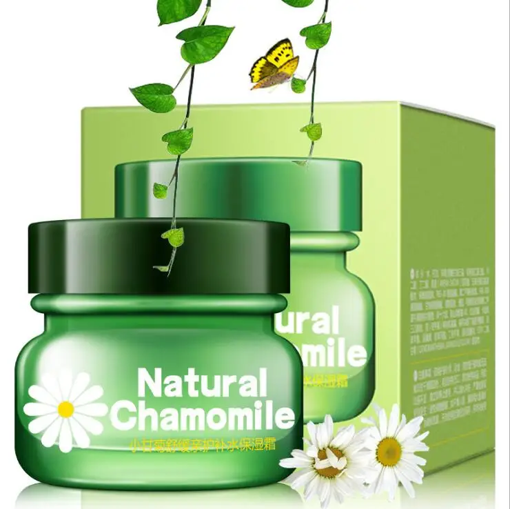 

Small chamomile Facial cream Facial moisturizing Rich hydrating factors oil controling firming skin brighten lifting skin 50g