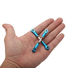 High Quality 166017 Upgrade Parts Blue Aluminum Servo Linkage for HSP RC 1:10 Car Part