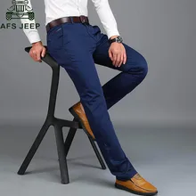 Afs jeep männer casual hosen lange hosen frühjahr/sommer dünne gerade hosen männliche hosen baumwolle atmungsaktiv slim fit hose keine gürtel