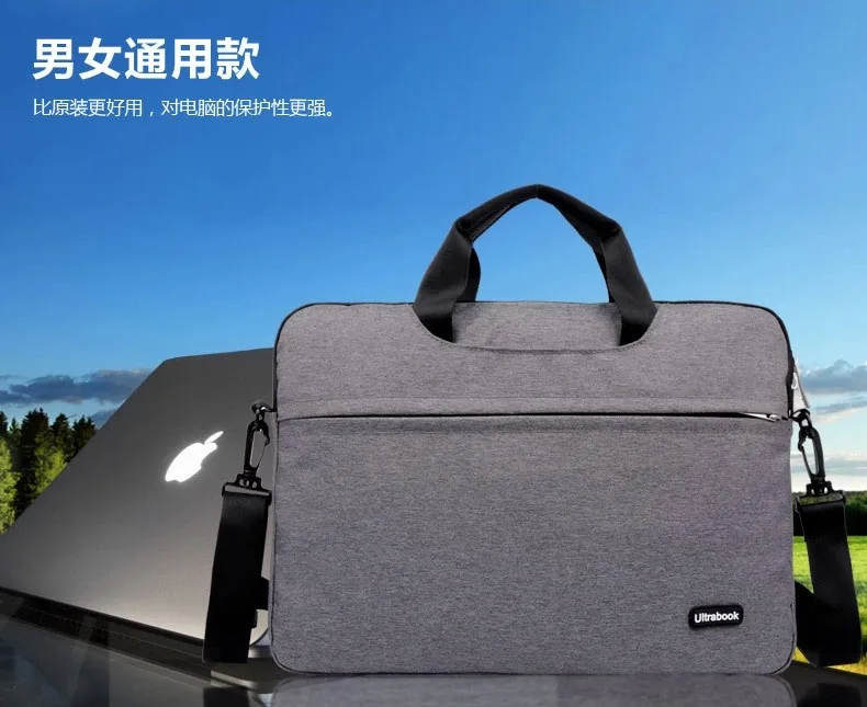 Вместительная сумка для Apple Macbook Air Pro Retina 11 12 13 15 дюймов слинг на плечо ноутбука