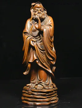 

wedding decoration Chinses buddhism boxwood wood Arhat Damo Bodhidharma Dharma Buddha buddha statue