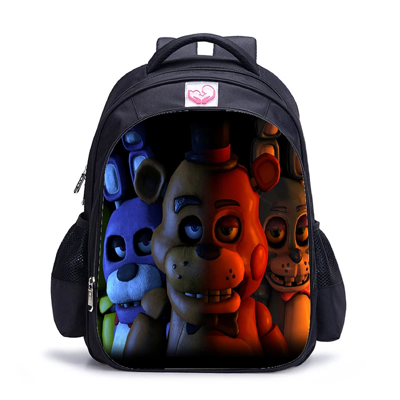 16 дюймов мультфильм пять ночь у Фредди Рюкзак Дети FNAF Bonnie Fazbear школьные сумки для подростков мальчиков Bagpacks детей Bookbag - Цвет: 009