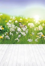 Laeacco Flowers Butterfly Scenic Wall Wooden Floor Photographic Backdrops Customized Photography Background For Photo Studio Laeacco Flowers Butterfly Scenic Wall Wooden Floor Photographic Backdrops Customized Photography Background For Photo Studio