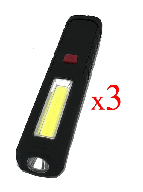 Mingray New Aldi Led Work Light Aaa Battery Magnetic Hook Adjustable Garage Lamp 5w Cob Car Repair Powerful Flashlight Flashlights Aliexpress 