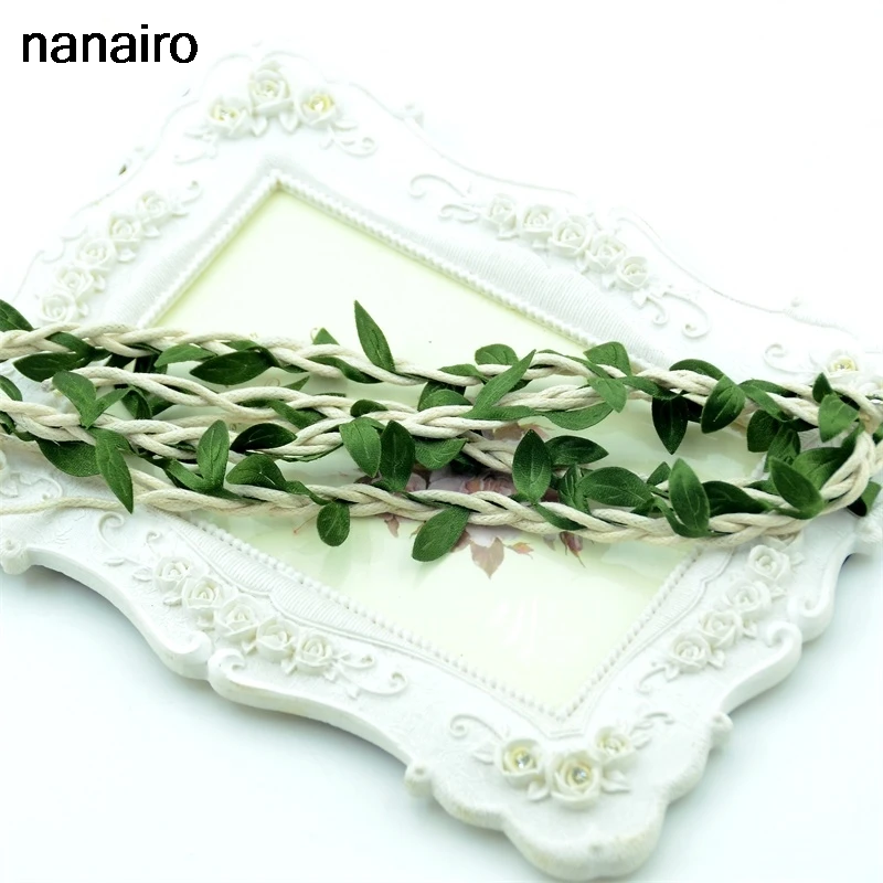 Гирлянда из искусственных листьев плюща 1 м 5 цветов|fake foliage|ivy leaf garland plantsartificial ivy