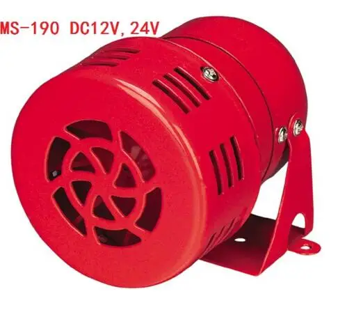 AC 220V 110 дБ Красный мини металлический Мотор Сирена MS-190 | Обустройство дома