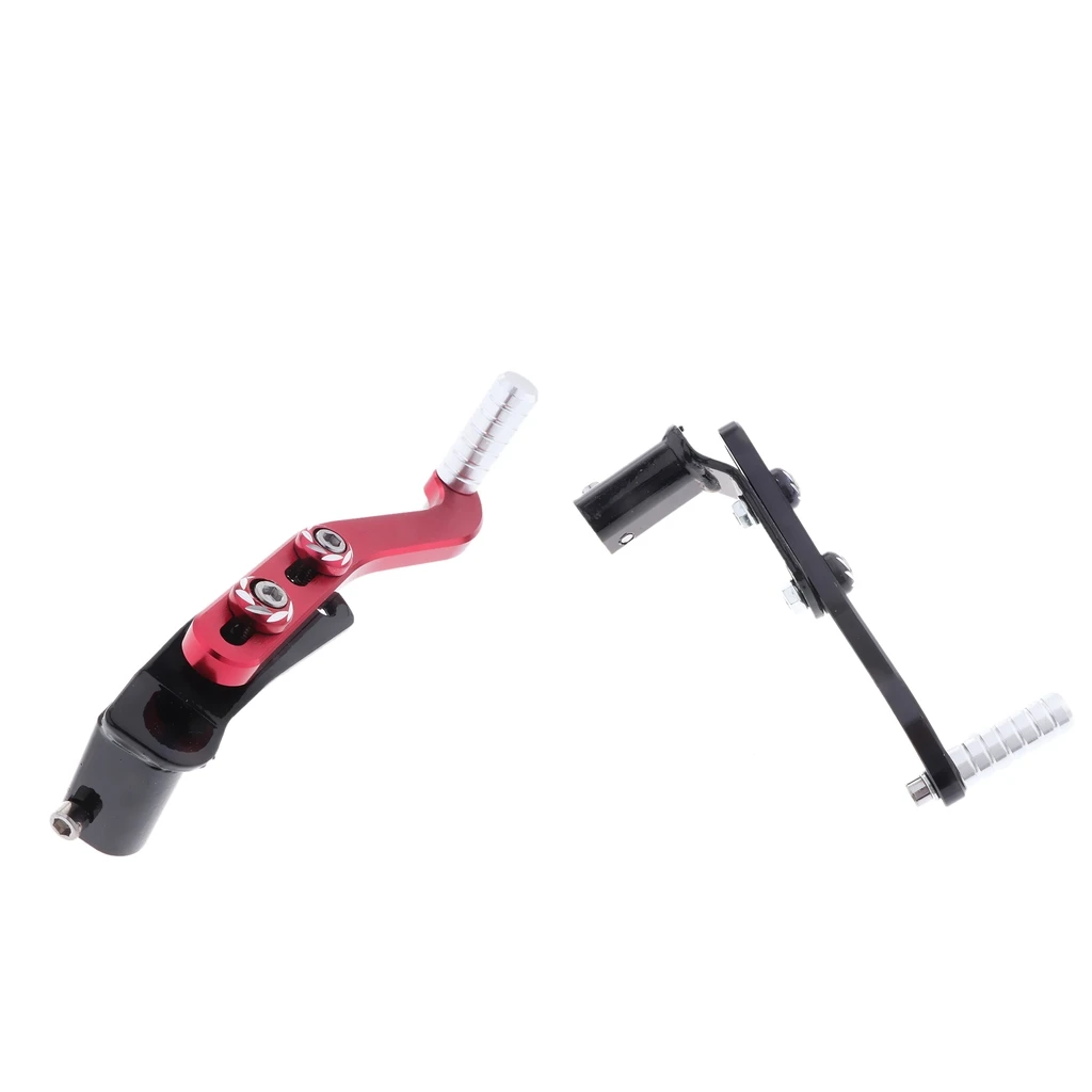 CNC Alloy Folding Gear Shift Shifter Lever for Motorcycle Scooter Black+Red Colorful hign quality alloy