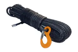 Бесплатная доставка Черный 10 мм * 30 м синтетический трос лебедки расширение, 10 мм плазмы лебедки кабель, веревку СВМПЭ