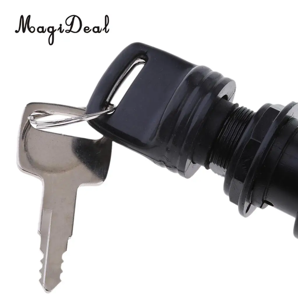 MagiDeal Marine Boat Outboard Motor Engine Ignition Switch Assembly with 2 Keys for Flatable Fishing Canoe Kayak Boat Dinghy