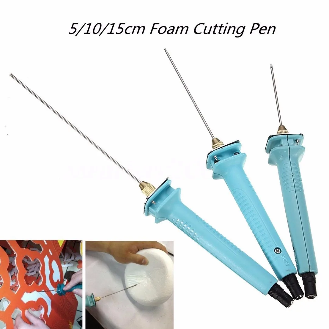 1Set 5-25cm Foam Cutting Pen Electric Polystyrene Machine Cutter Kit Tool Hand Held Engraver Hot Knife Styrofoam cutting tools