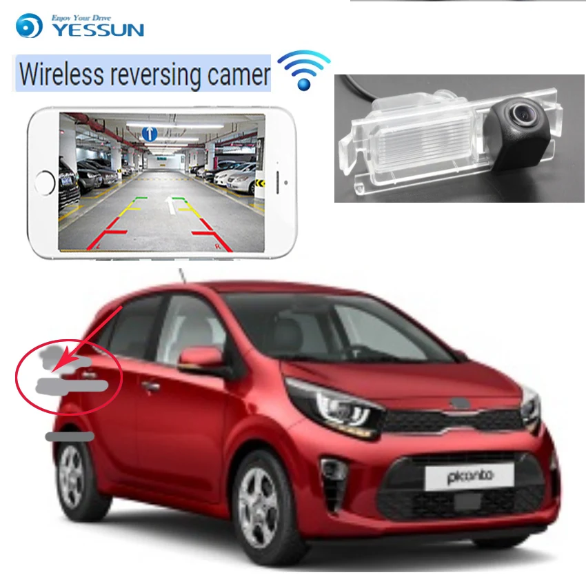 YESSUN для Kia Picanto Morning JA TA 2011 ~ 2019 Автомобильная новая HD CCD ночное видение обратное