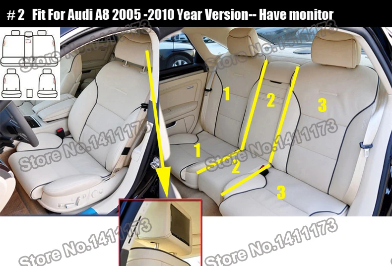 CARTAILOR Custom Fit Чехлы для автомобильных сидений кожаные аксессуары для Audi A8 сиденья из воловьей кожи авто сиденья опоры для A8L