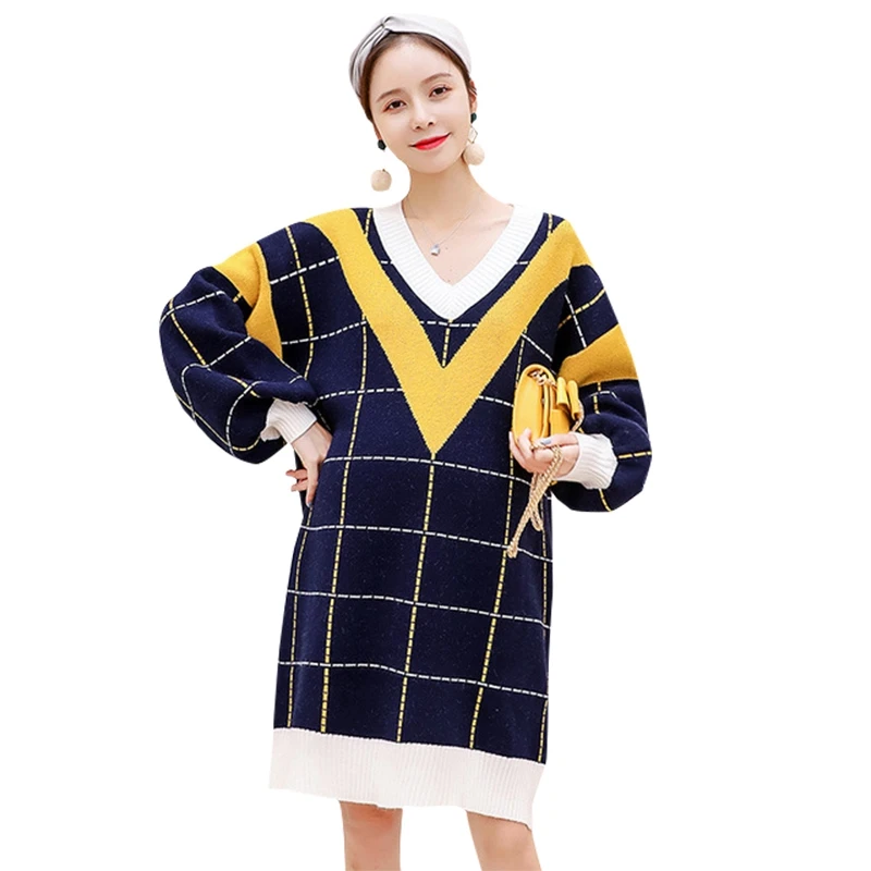 

Hot Sale Pregnant High Elasticity Soft Pullovers Pregnancy Thick Warm Sweater Maternity Autumn Winter Knitted Sweater