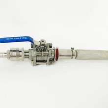 Варочный чайник Расширенный без швов быстрого отключения Базука, " сито для чайника, 3 шт шаровой клапан, 1/2" шланг Барб