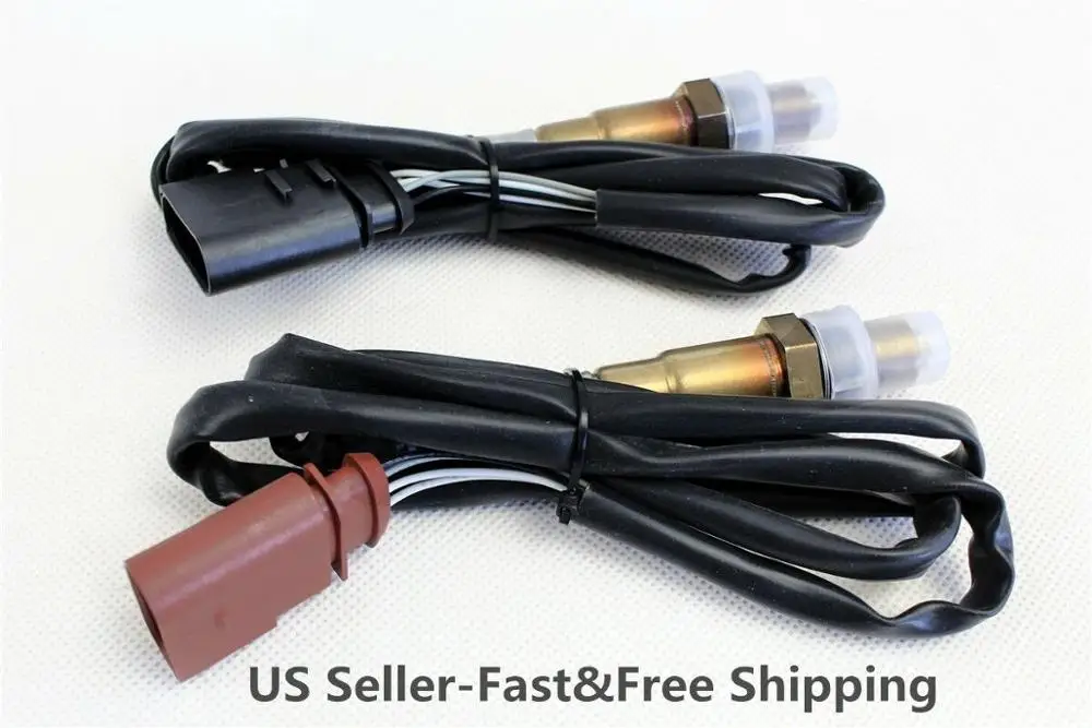 

2 pcs Pair Set Oxygen Sensor O2 Front & Rear for VW Beetle Golf Jetta Audi TT